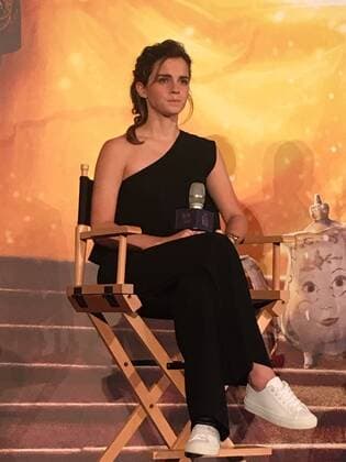 SHANGHAI, CHINA - FEBRUARY 28: British actress Emma Watson attends the press conference of American director Bill Condon s film Beauty and the Beast on February 28, 2017 in Shanghai, China.  Copyright: xVCGx CFP500764330