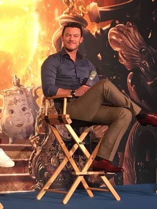 SHANGHAI, CHINA - FEBRUARY 28: Welsh actor and singer Luke Evans attends the press conference of American director Bill Condon s film Beauty and the Beast on February 28, 2017 in Shanghai, China.  Copyright: xVCGx CFP500764335