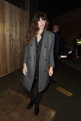Lou Doillon - Ankunft Modenschau Yves St Laurent - Paris - 28 02 2017 JBAutissier Panoramic 