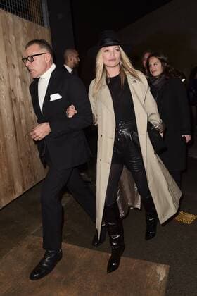 Kate Moss - Ankunft Modenschau Yves St Laurent - Paris - 28 02 2017 JBAutissier Panoramic 