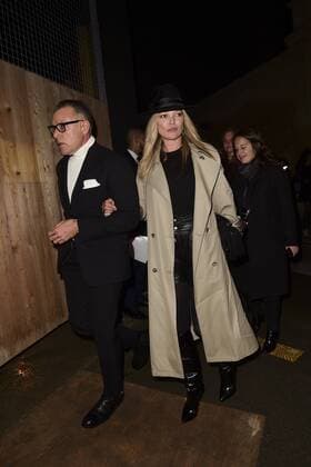 Kate Moss - Ankunft Modenschau Yves St Laurent - Paris - 28 02 2017 JBAutissier Panoramic 