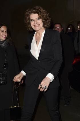 Fanny Ardant - Ankunft Modenschau Yves St Laurent - Paris - 28 02 2017 JBAutissier Panoramic 
