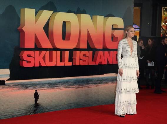 Kong: Skull Island European Film Premiere London, UK. Brie Larson at Kong: Skull Island European Film Premiere at Cineworld Leicester Square, London on 28th February 2017 LMK73-63050-010317 