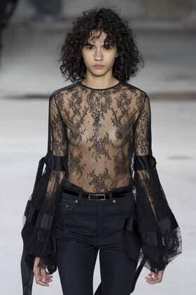 215948 Marineau Starface 2017-02-28 Paris France Paris Fashion Week. Défilé PAP Automne-hiver 2017. Saint Laurent. Saint Laurent , autumn-winter 2017 Paris, France Paris fashion week. Parade ready to wear fall winter 2017. Editorial use only _sans_perso  Copyright: xMarineaux STAR_215948_051