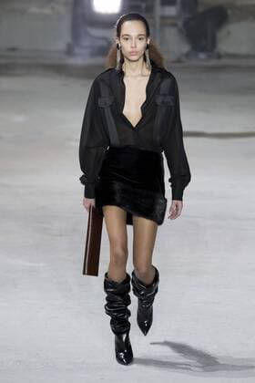 215948 Marineau Starface 2017-02-28 Paris France Paris Fashion Week. Défilé PAP Automne-hiver 2017. Saint Laurent. Saint Laurent , autumn-winter 2017 Paris, France Paris fashion week. Parade ready to wear fall winter 2017. Editorial use only _sans_perso  Copyright: xMarineaux STAR_215948_061