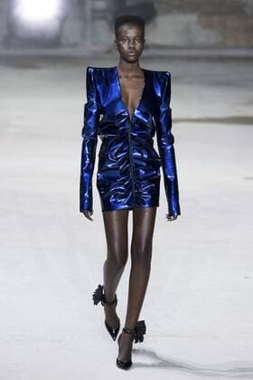 215948 Marineau Starface 2017-02-28 Paris France Paris Fashion Week. Défilé PAP Automne-hiver 2017. Saint Laurent. Saint Laurent , autumn-winter 2017 Paris, France Paris fashion week. Parade ready to wear fall winter 2017. Editorial use only _sans_perso  Copyright: xMarineaux STAR_215948_066