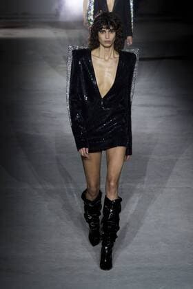 215948 Marineau Starface 2017-02-28 Paris France Paris Fashion Week. Défilé PAP Automne-hiver 2017. Saint Laurent. Saint Laurent , autumn-winter 2017 Paris, France Paris fashion week. Parade ready to wear fall winter 2017. Editorial use only _sans_perso  Copyright: xMarineaux STAR_215948_067