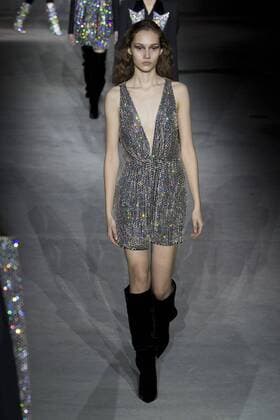215948 Marineau Starface 2017-02-28 Paris France Paris Fashion Week. Défilé PAP Automne-hiver 2017. Saint Laurent. Saint Laurent , autumn-winter 2017 Paris, France Paris fashion week. Parade ready to wear fall winter 2017. Editorial use only _sans_perso  Copyright: xMarineaux STAR_215948_069