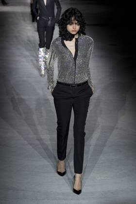 215948 Marineau Starface 2017-02-28 Paris France Paris Fashion Week. Défilé PAP Automne-hiver 2017. Saint Laurent. Saint Laurent , autumn-winter 2017 Paris, France Paris fashion week. Parade ready to wear fall winter 2017. Editorial use only _sans_perso  Copyright: xMarineaux STAR_215948_072