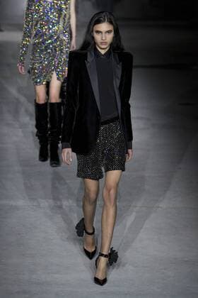 215948 Marineau Starface 2017-02-28 Paris France Paris Fashion Week. Défilé PAP Automne-hiver 2017. Saint Laurent. Saint Laurent , autumn-winter 2017 Paris, France Paris fashion week. Parade ready to wear fall winter 2017. Editorial use only _sans_perso  Copyright: xMarineaux STAR_215948_074