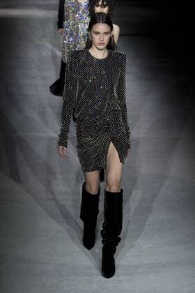 215948 Marineau Starface 2017-02-28 Paris France Paris Fashion Week. Défilé PAP Automne-hiver 2017. Saint Laurent. Saint Laurent , autumn-winter 2017 Paris, France Paris fashion week. Parade ready to wear fall winter 2017. Editorial use only _sans_perso  Copyright: xMarineaux STAR_215948_075