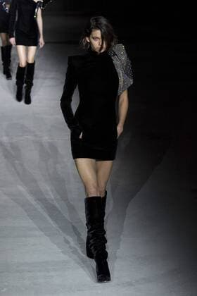 215948 Marineau Starface 2017-02-28 Paris France Paris Fashion Week. Défilé PAP Automne-hiver 2017. Saint Laurent. Saint Laurent , autumn-winter 2017 Paris, France Paris fashion week. Parade ready to wear fall winter 2017. Editorial use only _sans_perso  Copyright: xMarineaux STAR_215948_081