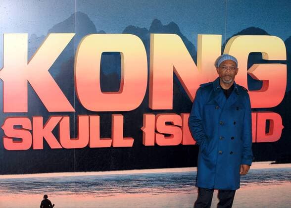 Samuel L. Jackson attends the European Premiere of Kong: Skull Island held at the Cineworld Empire in London s Leicester Square. FEBRUARY 28th 2017  MISx17453