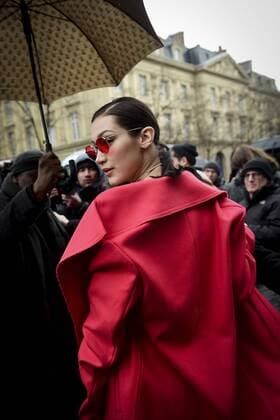Bella Hadid - Paris Fashion Week, Modenschau Lanvin - Paris, Frankreich - 01 03 2017 JBAutissier Panoramic 