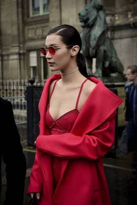 Bella Hadid - Paris Fashion Week, Modenschau Lanvin - Paris, Frankreich - 01 03 2017 JBAutissier Panoramic 