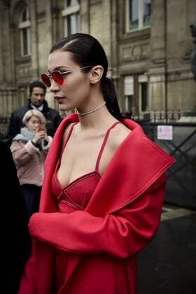 Bella Hadid - Paris Fashion Week, Modenschau Lanvin - Paris, Frankreich - 01 03 2017 JBAutissier Panoramic 