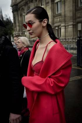 Bella Hadid - Paris Fashion Week, Modenschau Lanvin - Paris, Frankreich - 01 03 2017 JBAutissier Panoramic 
