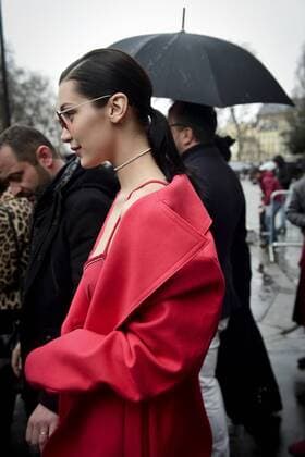 Bella Hadid - Paris Fashion Week, Modenschau Lanvin - Paris, Frankreich - 01 03 2017 JBAutissier Panoramic 