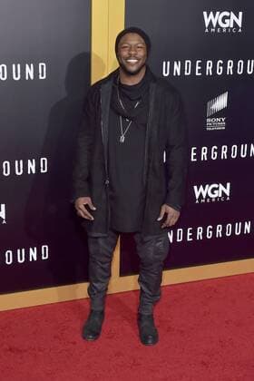 Edwin Hodge bei der Season 2 Premiere der WGN America TV-Serie Underground im Westwood Village Theater. Los Angeles, 28.02.2017 Foto:xD.xStarbuckx xFuturexImage