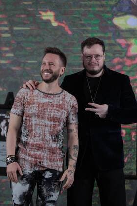 Singers of the music band Sin Bandera Noel Schajris (L) and Leonel Garcia (R) pose during a press conference to present their new album Primera fila acustico in Mexico City, Mexico, 01 March 2017. SIN BANDERA PRESENT NEW ALBUM IN MEXICO !ACHTUNG: NUR REDAKTIONELLE NUTZUNG!  Copyright: xSáshenkaxGutiérrezx MEX001 20170301-636239986908466848