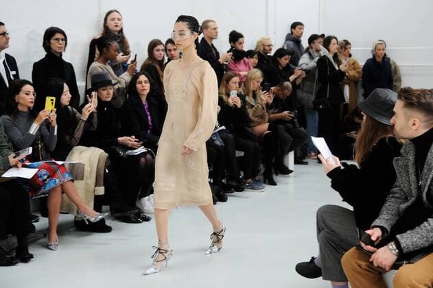 Paris: Anne Sofie Madsen runway.Ready to wear Alternative view. Anne Sofie Madsen runway. Paris fashion week, F W 2017-2018. Ready to wear.  GaetanoxPiazzolla