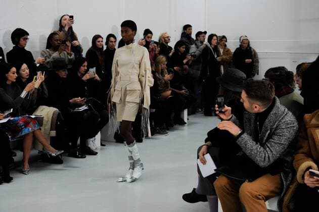 Paris: Anne Sofie Madsen runway.Ready to wear Alternative view. Anne Sofie Madsen runway. Paris fashion week, F W 2017-2018. Ready to wear.  GaetanoxPiazzolla