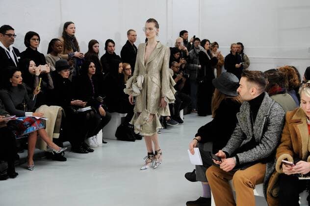 Paris: Anne Sofie Madsen runway.Ready to wear Alternative view. Anne Sofie Madsen runway. Paris fashion week, F W 2017-2018. Ready to wear.  GaetanoxPiazzolla