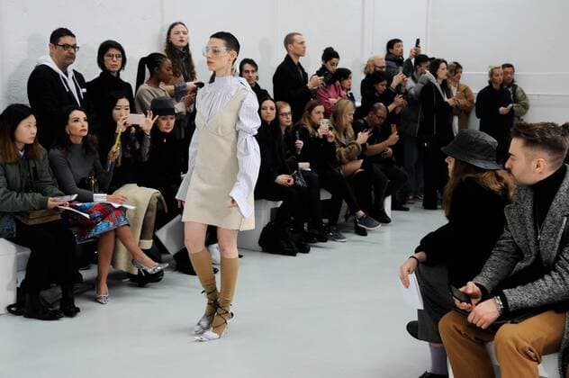 Paris: Anne Sofie Madsen runway.Ready to wear Alternative view. Anne Sofie Madsen runway. Paris fashion week, F W 2017-2018. Ready to wear.  GaetanoxPiazzolla