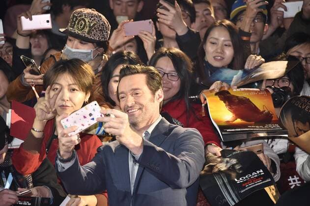 BEIJING, CHINA - MARCH 01: Australian actor and singer Hugh Jackman attends the premiere of American director James Mangold s film Logan on March 1, 2017 in Beijing, China.  Copyright: xVCGx CFP500808884