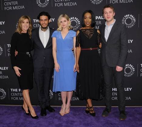 March 1, 2017 - Beverly Hills, CA, United States - 01 March 2017 - Beverly Hills, California - Felicity Huffman, Richard Cabral, Ana Mulvoy-Ten, Mickaelle X. Bizet, Micahel McDonald. Season Three Premiere of ABC s American Crime held at The Paley Center for Media. Photo Credit: AdMedia Beverly Hills United States - ZUMAa123 20170301_zaa_a123_029 Copyright: xBirdiexThompsonx