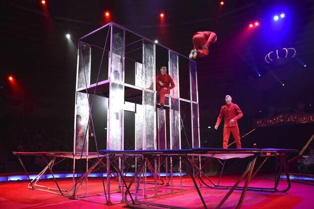 Non Stop bei der Premiere der 3. Winterspielzeit 2017 des Circus Krone im Kronebau. München, 01.03.2017 Foto:xP.xSchönbergerx xFuturexImage