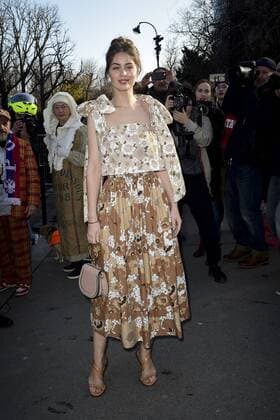 Marie Ange Casta CELEBRITES : Ankunft - Defile Chloe - Paris - 02 03 2017 JBAutissier Panoramic 