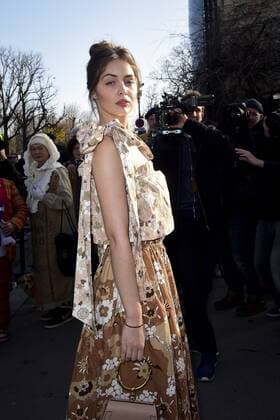Marie Ange Casta CELEBRITES : Ankunft - Defile Chloe - Paris - 02 03 2017 JBAutissier Panoramic 