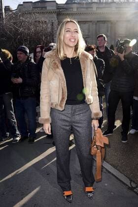 Alexandra Golovanoff CELEBRITES : Ankunft - Defile Chloe - Paris - 02 03 2017 JBAutissier Panoramic 