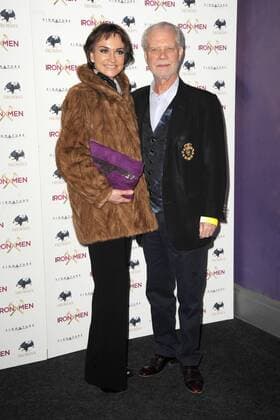 English businessman David Gold and Lesley Manning attend the UK Premiere of Iron Men at the Genesis Cinema in Mile End, London. MARCH 2nd 2017  TSTx17263