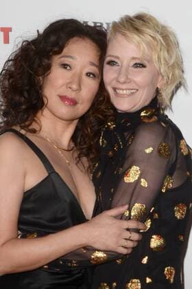 LOS ANGELES - MAR 2: Sandra Oh, Anne Heche at the Catfight Los Angeles Premiere at the Cinefamily Theater on March 2, 2017 in Los Angeles, CA  Copyright: xHPAx xIPAx xHutchinsxPhotox
