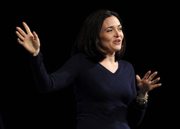 May 10, 2011 - San Francisco, CA, USA - Sheryl Sandberg, chief operating officer of Facebook, delivers the luncheon keynote session to the Professional Business Women of California conference, May 10, 2011, in San Francisco, California. - ZUMAm67_ 20110510_zaf_m67_001 Copyright: xKarlxMondonx