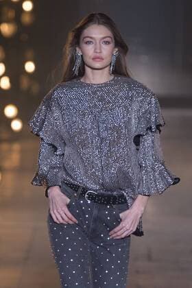 216023 Marineau Starface 2017-03-02 Paris France Paris Fashion Week. Defile PAP Automne-hiver 2017.Isabelle Marant. Isabel Marant , autumn-winter 2017 Paris, France Paris Fashion Week. Fashion Show Isabelle Marant PAP Autumn-Winter 2017. Editorial use only Hadid, Gigi  Copyright: xMarineaux STAR_216023_033