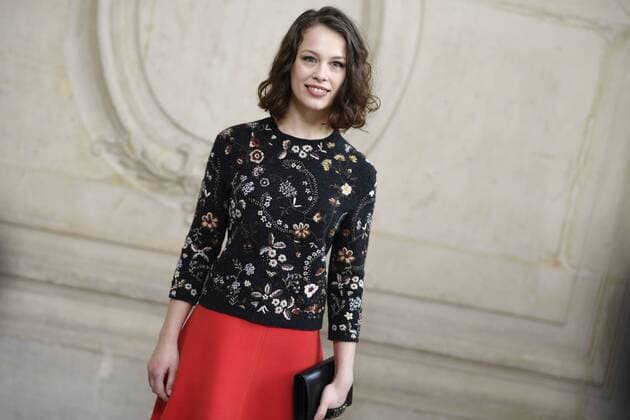 216031 Valentin Paoli Starface 2017-03-03 Paris France Paris Fashion Week. Defile PAP Automne-hiver 2017 DIOR. Arrivees. Paris Fashion Week. Arrivals at Dior Show. Beer, Paula  Copyright: xValentinxPaolix xStarfacex STAR_216031_002