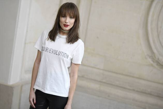 216031 Valentin Paoli Starface 2017-03-03 Paris France Paris Fashion Week. Defile PAP Automne-hiver 2017 DIOR. Arrivees. Paris Fashion Week. Arrivals at Dior Show. Girardot, Ana  Copyright: xValentinxPaolix xStarfacex STAR_216031_005