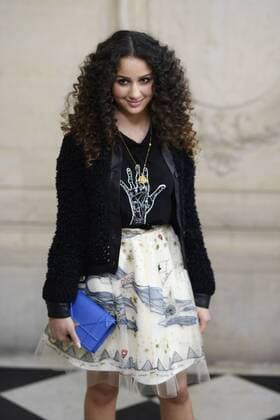 216031 Valentin Paoli Starface 2017-03-03 Paris France Paris Fashion Week. Defile PAP Automne-hiver 2017 DIOR. Arrivees. Paris Fashion Week. Arrivals at Dior Show. Amamra, Oulaya  Copyright: xValentinxPaolix xStarfacex STAR_216031_030