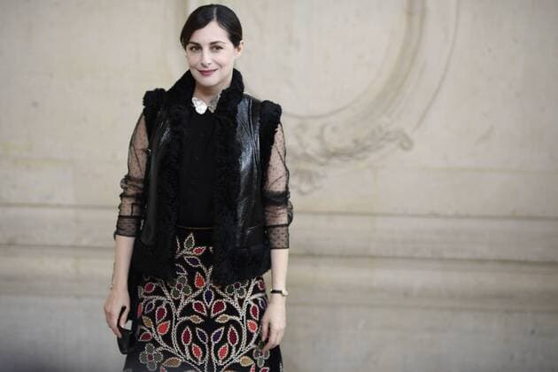 216031 Valentin Paoli Starface 2017-03-03 Paris France Paris Fashion Week. Defile PAP Automne-hiver 2017 DIOR. Arrivees. Paris Fashion Week. Arrivals at Dior Show. Casar, Amira  Copyright: xValentinxPaolix xStarfacex STAR_216031_042