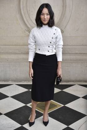 216031 Valentin Paoli Starface 2017-03-03 Paris France Paris Fashion Week. Defile PAP Automne-hiver 2017 DIOR. Arrivees. Paris Fashion Week. Arrivals at Dior Show. Warne, Nicole  Copyright: xValentinxPaolix xStarfacex STAR_216031_095