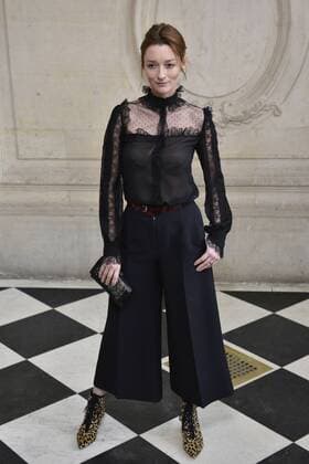 216031 Valentin Paoli Starface 2017-03-03 Paris France Paris Fashion Week. Defile PAP Automne-hiver 2017 DIOR. Arrivees. Paris Fashion Week. Arrivals at Dior Show. Marnay, Audrey  Copyright: xValentinxPaolix xStarfacex STAR_216031_120
