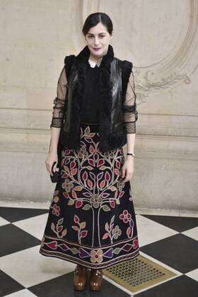 216031 Valentin Paoli Starface 2017-03-03 Paris France Paris Fashion Week. Defile PAP Automne-hiver 2017 DIOR. Arrivees. Paris Fashion Week. Arrivals at Dior Show. Casar, Amira  Copyright: xValentinxPaolix xStarfacex STAR_216031_138