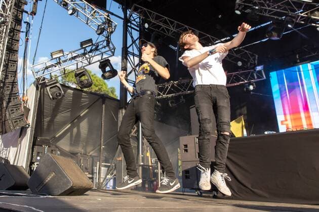 March 3, 2017 - Okeechobee, Florida, U.S - FREDDY KENNETT and ROBBY HAULDREN of Louis the Child at the Okeechobee Music Festival in Okeechobee, Florida Okeechobee U.S. - ZUMAs135 20170303_zap_s135_030 Copyright: xDanielxDeSloverx