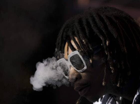 March 3, 2017 - Wiz Khalifa blows smoke during his performance at Okeechobee Music and Art Festival Friday night. , SouthFlorida.com - ZUMAss5_ 20170303_zaf_ss5_029 Copyright: xRandyxVazquezx