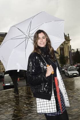 Christina Pitanguy CELEBRITES : Ankunft zur Elie Saab Modenschau - Paris - 04 03 2017 JBAutissier 