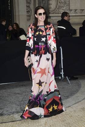 Nieves Alvarez CELEBRITES : Ankunft zur Elie Saab Modenschau - Paris - 04 03 2017 JBAutissier 