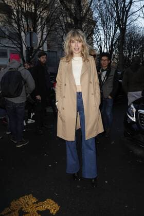 Pauline Lefevre CELEBRITES : Defile John Galliano - Pret a Porter Automne Hiver - 05 03 2017 GwendolineLeGoff Panoramic 